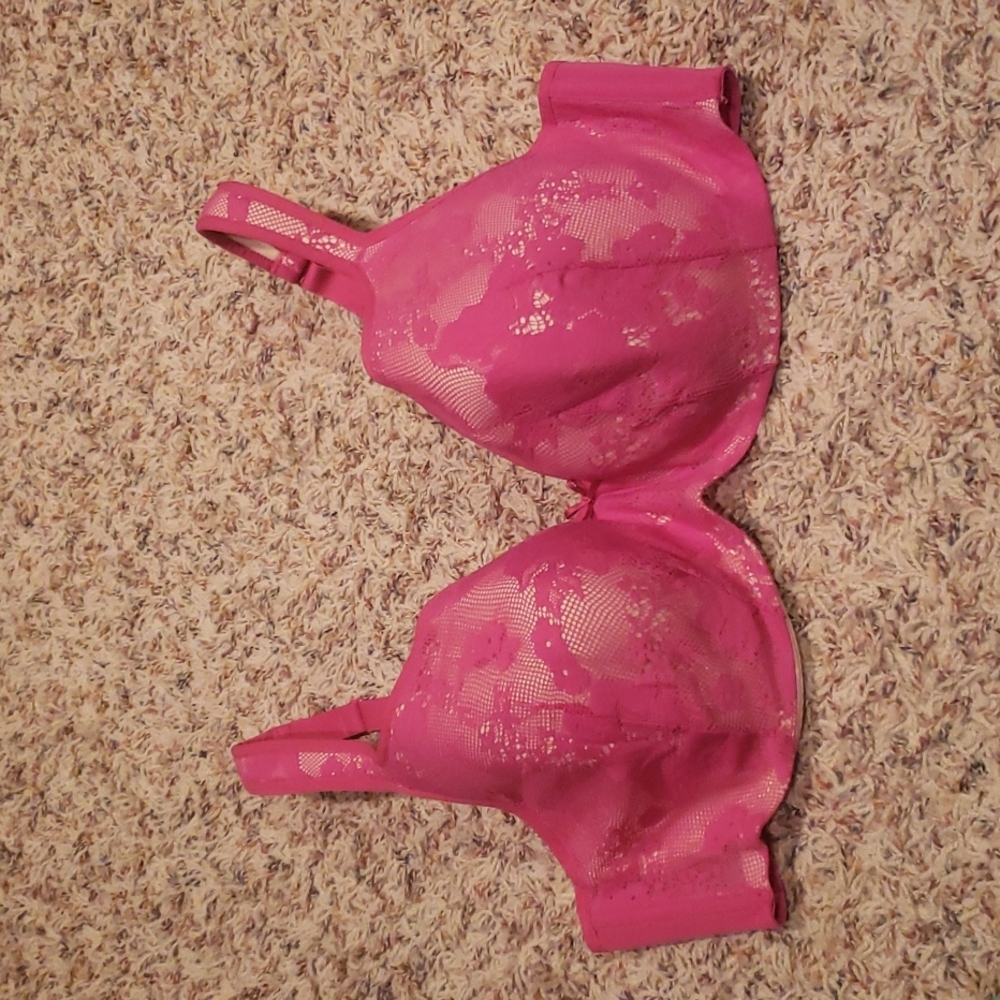 Lane Bryant 42D Pink/Nude Lace Bra